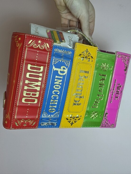 Loungefly Handbags - Loungefly Disney Storybook Stack Rainbow Purse
